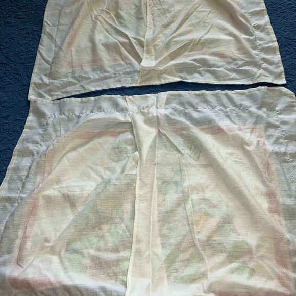 Vintage 1990 Twin Sheet Set Flat Fitted Pillowcase Teenage Mutant Ninja Turtles - Picture 5 of 10